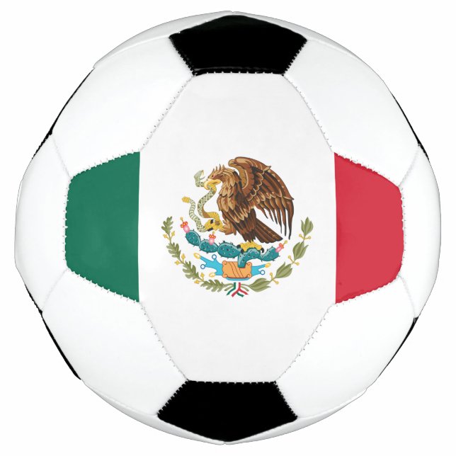 Ballon De Foot Drapeau mexicain - Drapeau mexicain (Devant)