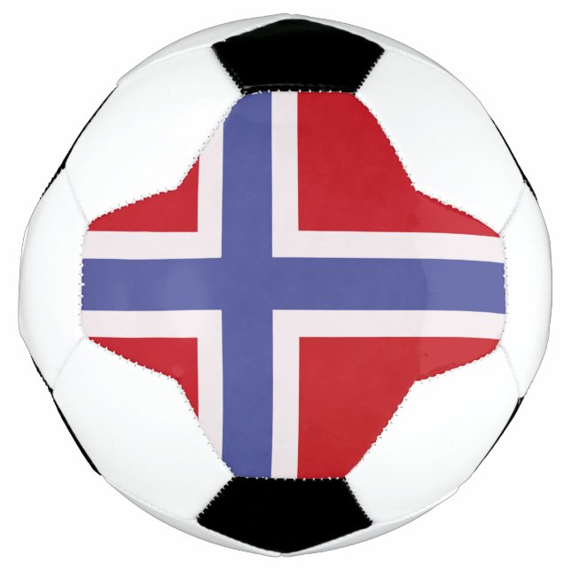 Ballon De Foot Drapeau norvégien (Devant)