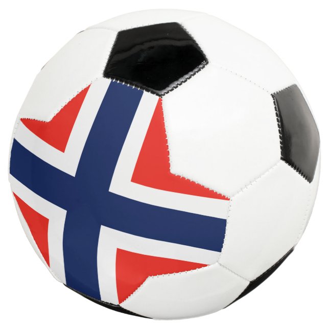 Ballon De Foot Drapeau norvégien (3/4)