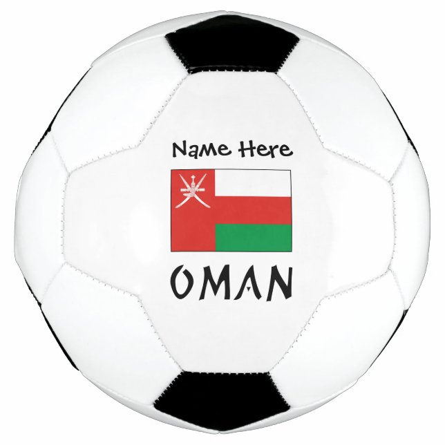 Ballon De Foot Drapeau Oman Imani personnalisé (Devant)