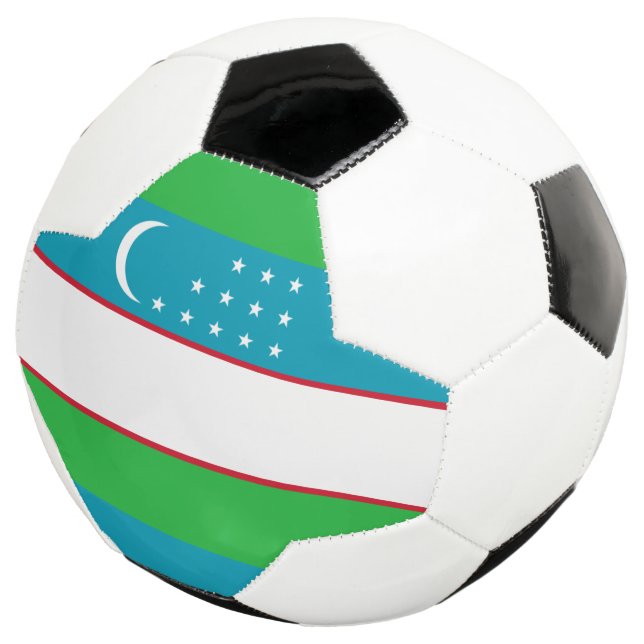 Ballon De Foot drapeau ouzbek (3/4)