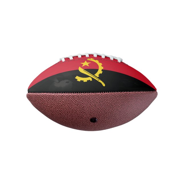 Ballon De Foot Drapeau patriotique angolais (Tourné à 270°)