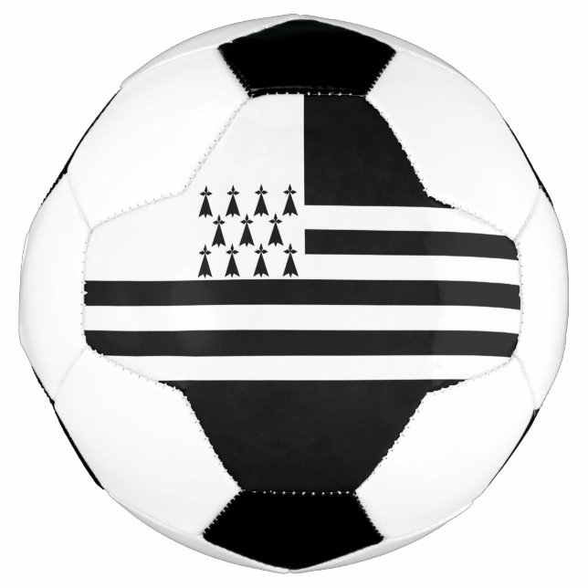 Ballon De Foot Drapeau patriotique de Bretagne (Devant)