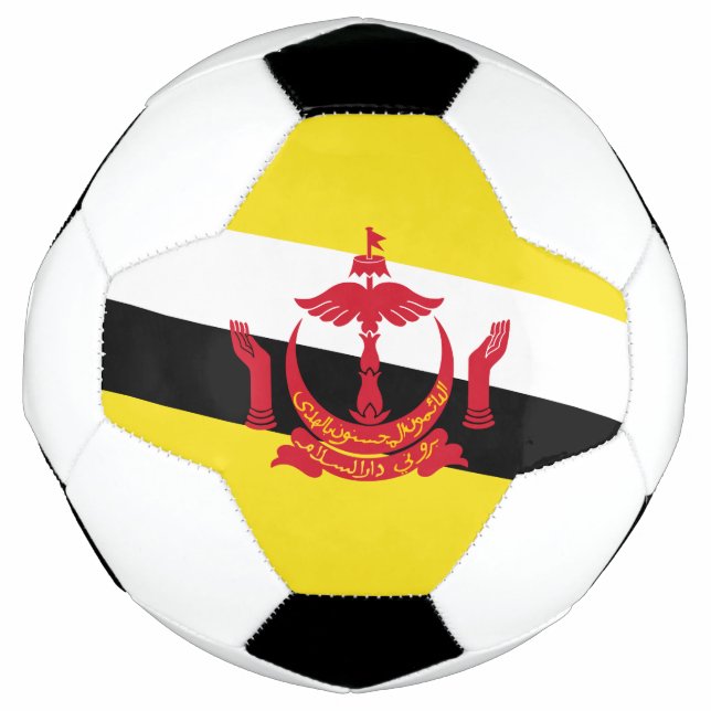 Ballon De Foot Drapeau patriotique de Brunei (Devant)