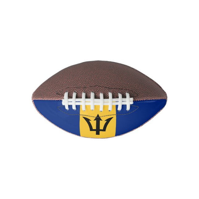 Ballon De Foot Drapeau patriotique de la Barbade (Devant)