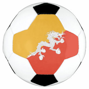 Ballon De Foot Drapeau patriotique du Bhoutan