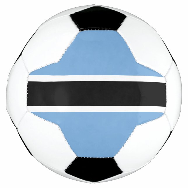 Ballon De Foot Drapeau patriotique du Botswana (Devant)