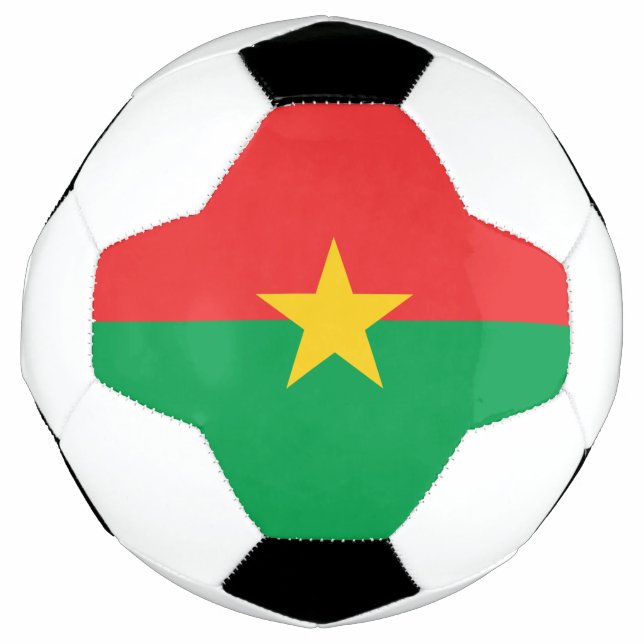 Ballon De Foot Drapeau patriotique du Burkina Faso (Devant)