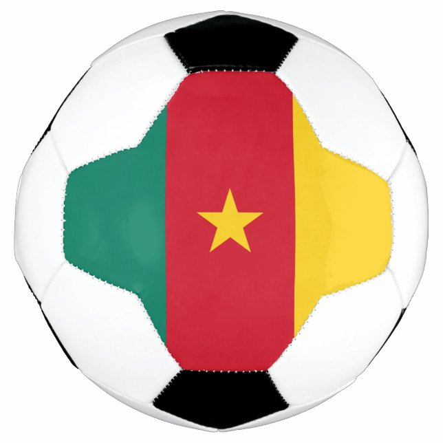 Ballon De Foot Drapeau patriotique du Cameroun (Devant)