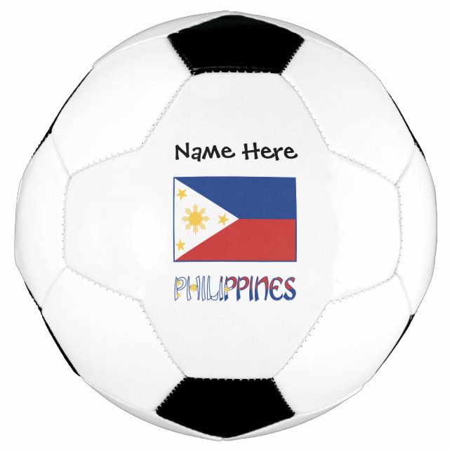 Ballon De Foot Drapeau philippin philippin personnalisé (Devant)