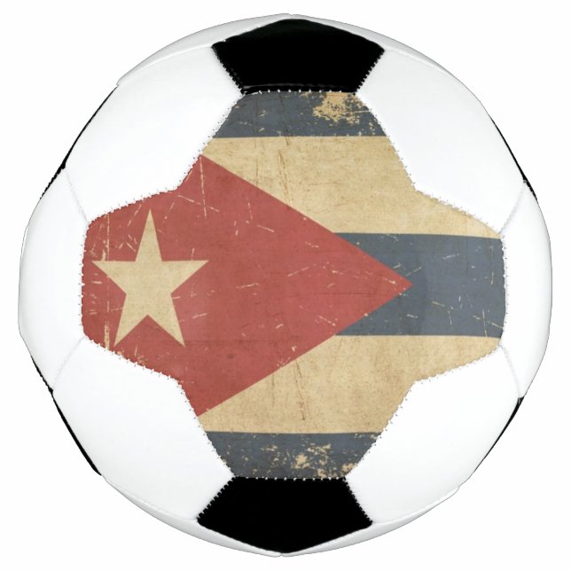 Ballon De Foot Drapeau plat cubain d'âge (Devant)