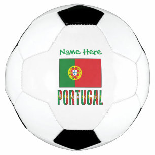 Ballon De Foot Drapeau portugais vert personnalisation Portugal 