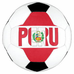 Ballon De Foot Drapeau Rouge Blanc Manteau d'armoiries Patriotiqu