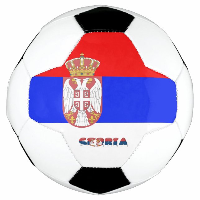 Ballon De Foot Drapeau serbe (Devant)