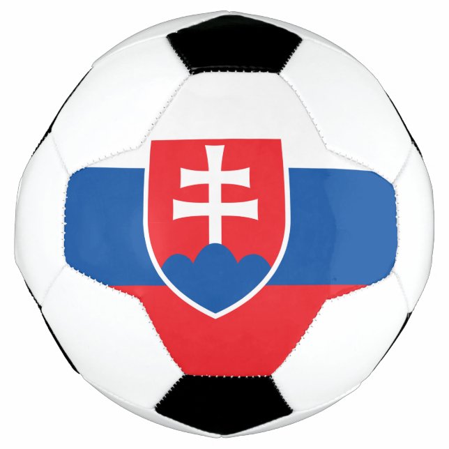 Ballon De Foot Drapeau Slovaquie (Devant)