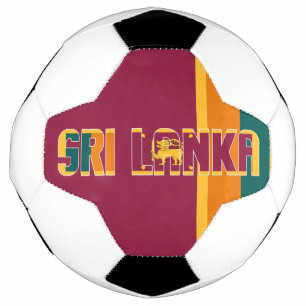 Ballon De Foot Drapeau Sri Lanka Adorable patriotique