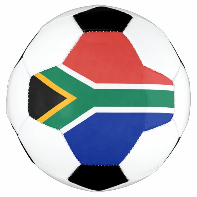 Ballon De Foot drapeau sud-africain (Devant)