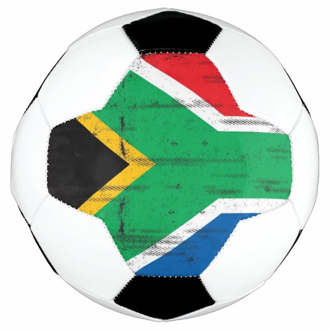 Ballon De Foot Drapeau sud-africain (Devant)
