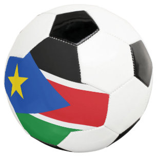 Ballon De Foot drapeau sud-soudan