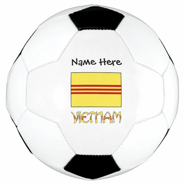 Ballon De Foot Drapeau sud vietnamien Personnalisé (Devant)