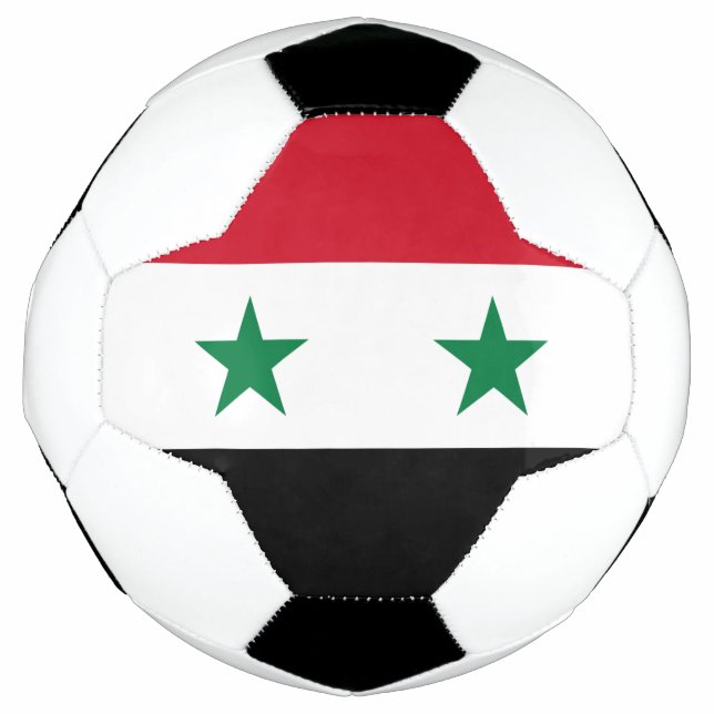 Ballon De Foot Drapeau Syrie (Devant)