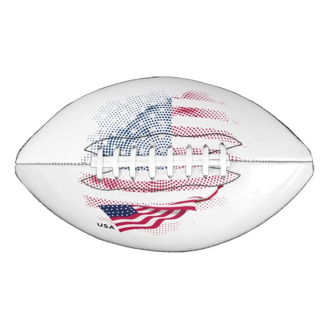 Ballon De Foot Drapeau USA (Devant)
