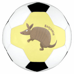 Ballon De Foot Drôle armadillo joyeux dessin animé