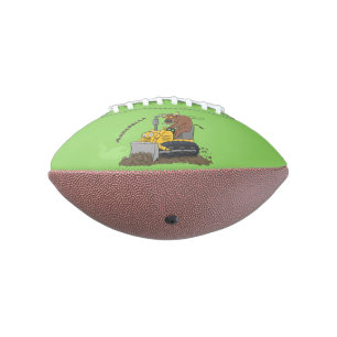 Ballon De Foot Drôle bulldozer de conduite de taureaux
