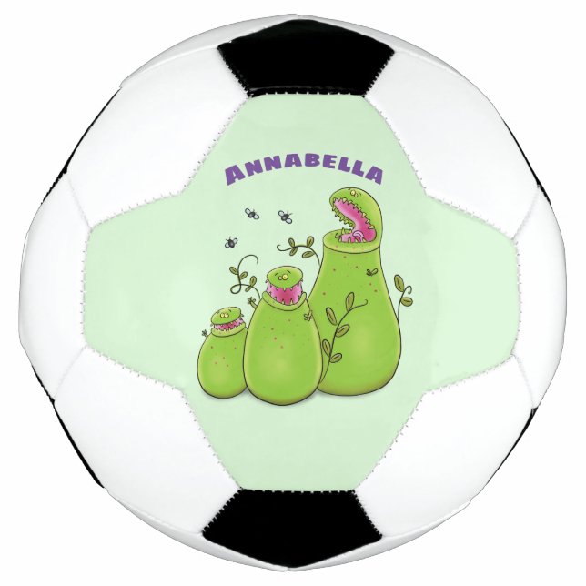 Ballon De Foot Drôle carnivore carnivore carnivore plante dessin  (Devant)