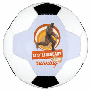 Ballon De Foot Drôle de motivation de course de Bigfoot