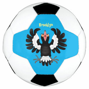 Ballon De Foot Drôle dessin animé de Magpie australienne
