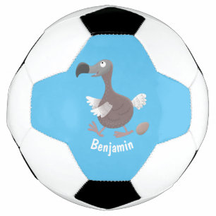 Ballon De Foot Drôle dessin animé d'oiseau de dodo