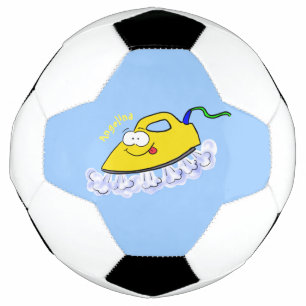 Ballon De Foot Drôle dessin animé linge de fer