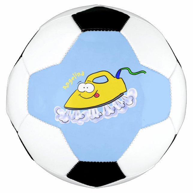 Ballon De Foot Drôle dessin animé linge de fer (Devant)