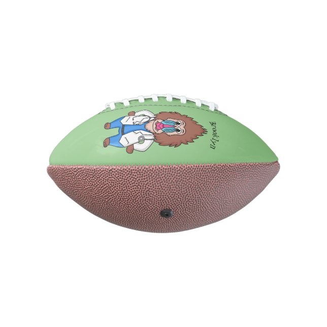 Ballon De Foot Drôle manuel dessin d'un médecin (Tourné à 270°)