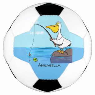 Ballon De Foot Drôle pélican de pêche