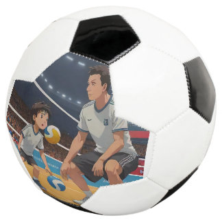 Ballon De Foot "Dynamic Duo Soccer Ball : Père-Fils Bonding Editi