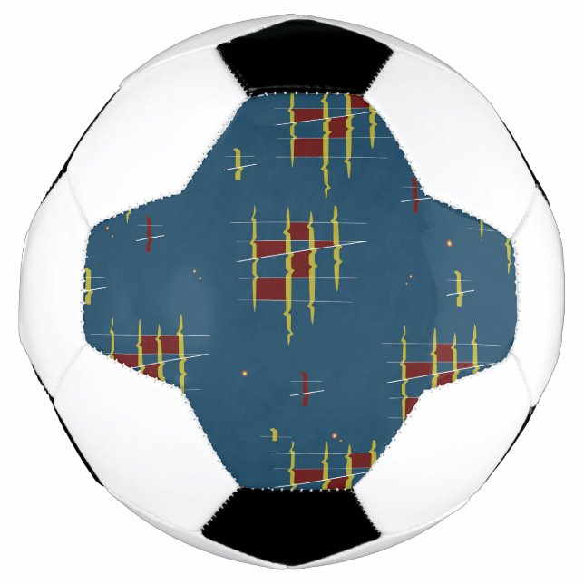 Ballon De Foot Échos de géométrie (Devant)