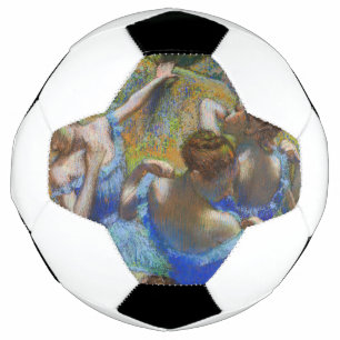 Ballon De Foot Edgar Degas - Danseuses bleues