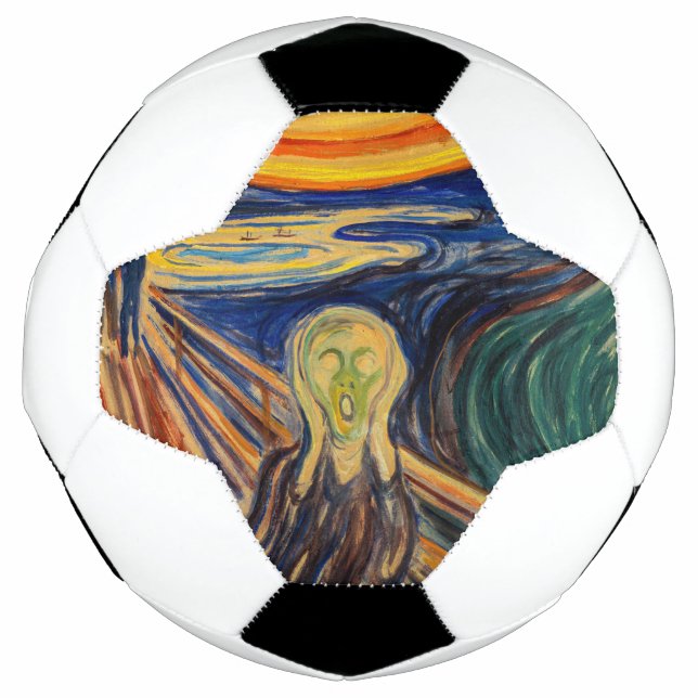 Ballon De Foot Edvard Munch - Le cri 1910 (Devant)