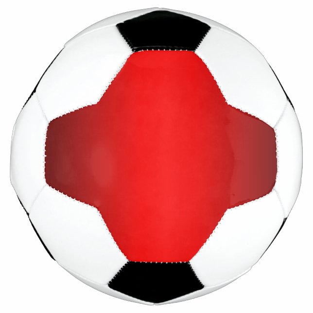 Ballon De Foot Élégant dégradé rouge (Devant)