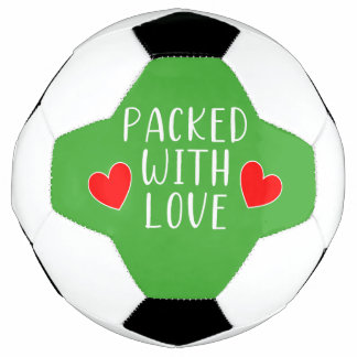 Ballon De Foot Emballé de balle de soccer d'amour