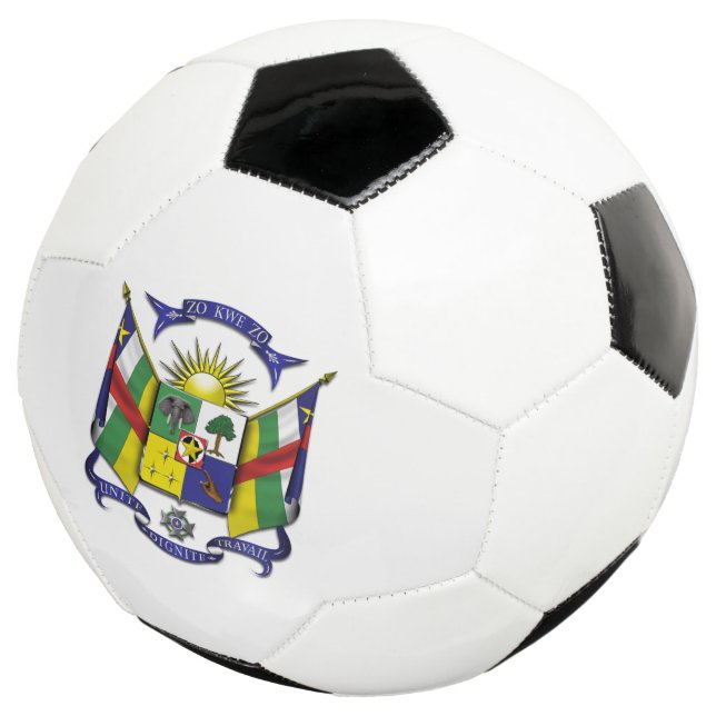 Ballon De Foot emblème de la république d'afrique centrale (3/4)