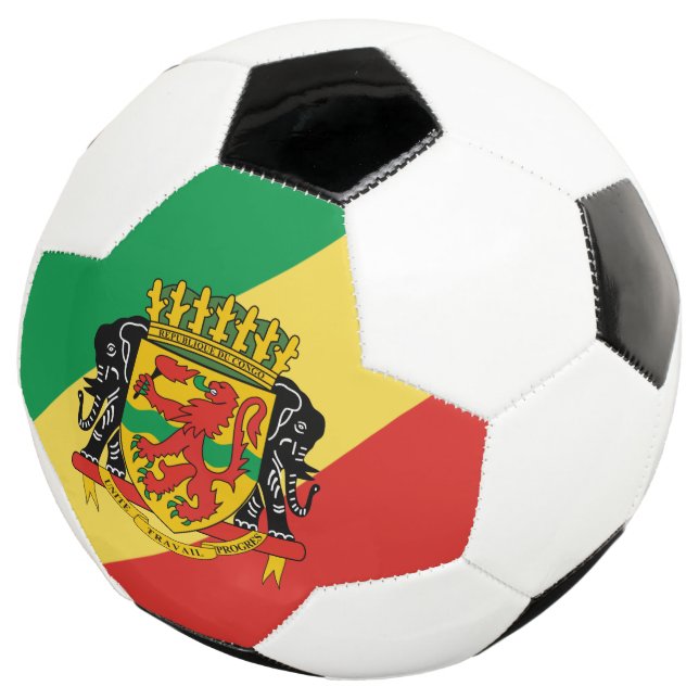 Ballon De Foot emblème de la République du Congo (3/4)