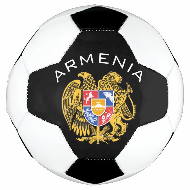 Ballon De Foot emblème de l'arménie (Devant)