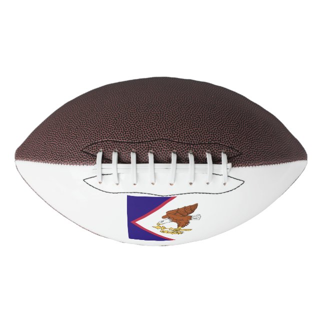 Ballon De Foot Emblème du drapeau des Samoa américaines (Devant)