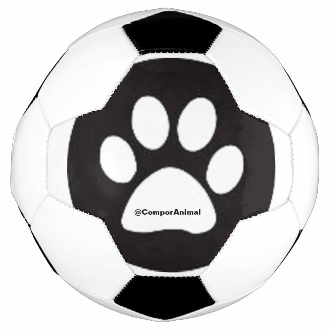Ballon De Foot Empreinte d'animal (Devant)
