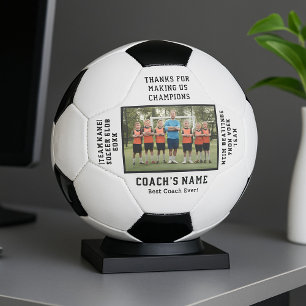 Ballon De Foot Entraîneur de football personnalisé avec texte pho