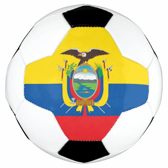 Ballon De Foot Equador drapeau Soccer Ball (Devant)