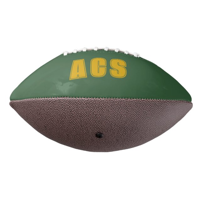 Ballon De Foot Équipe de couleurs de l'école verte et or (Tourné à 270°)